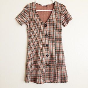 Zara plaid dress